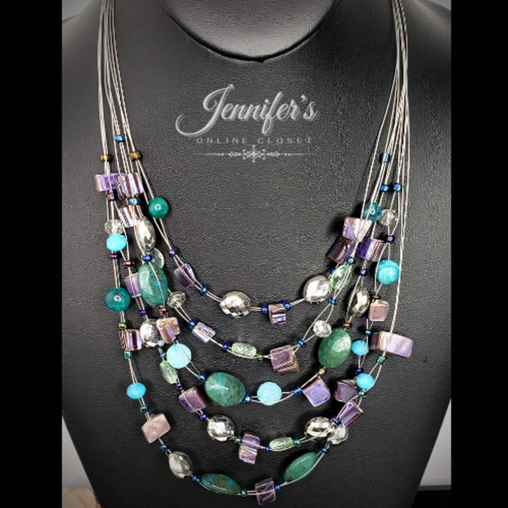 3/$25 Sonoma NWT Silver Multi-Strand Necklace